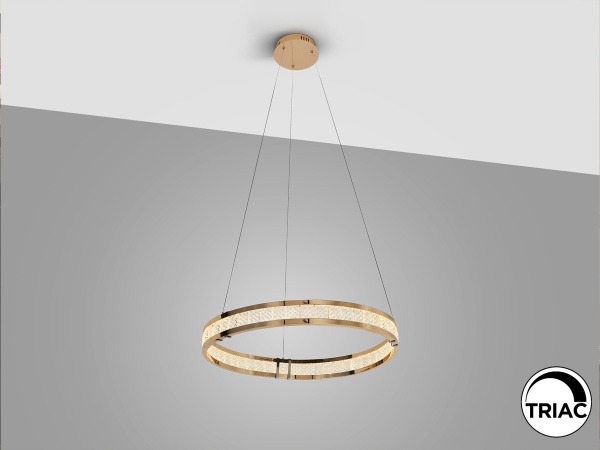 Lorian Люстра с 1 кольцом блестящее золото от интернет-магазина IDODOM.RU