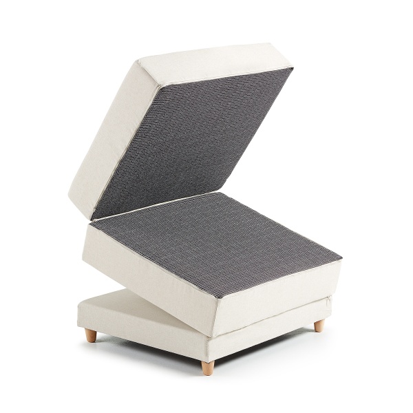 Пуф-кровать Kos серая от интернет-магазина IDODOM.RU