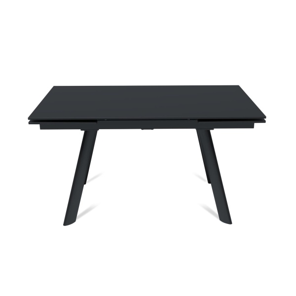 Стол раскладной Stone (140+40+40), керамика матовая черная от интернет-магазина IDODOM.RU