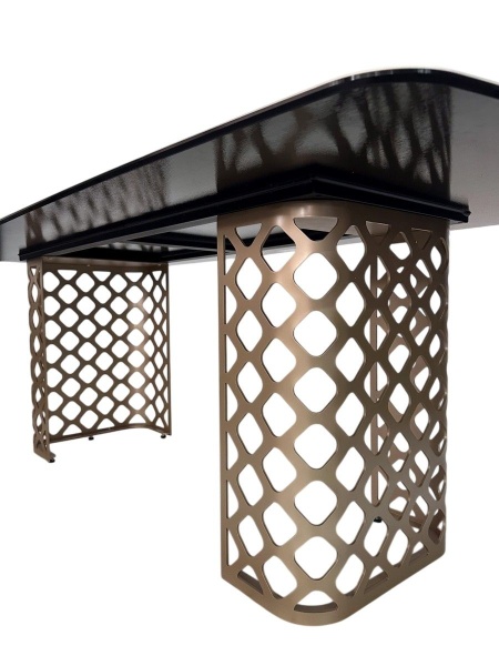 Стол обеденный Caviar (220) керамика матовая, темная от интернет-магазина IDODOM.RU