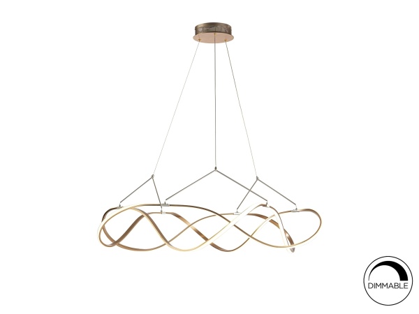 Подвесной светильник Molly 110Ø розовое золото от интернет-магазина IDODOM.RU