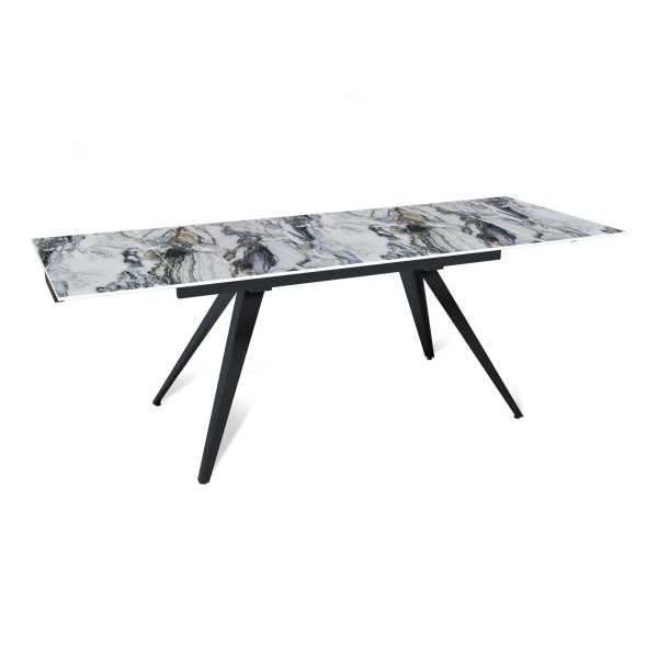 Стол раскладной Asti (140+40+40), керамика глянцевая Cold Jade от интернет-магазина IDODOM.RU