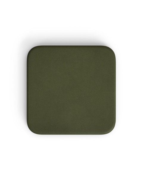 Уличный стол Esilda зеленый из цемента и стали со столешницей 70х70 см от интернет-магазина IDODOM.RU