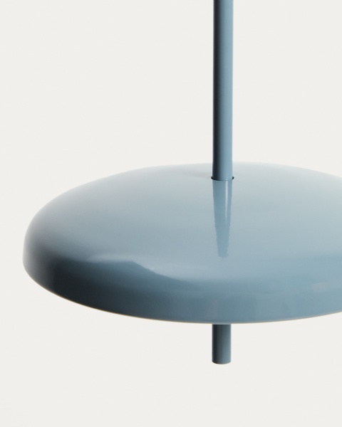 Портативный потолочный светильник Porte из синего алюминия Ø 16 см от интернет-магазина IDODOM.RU