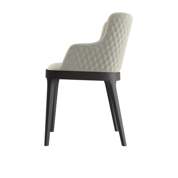 Стул с подлокотниками Magda, массив бук, велюр бежевый от интернет-магазина IDODOM.RU