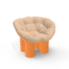 Кресло SLON Kids Orange, Sand