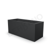 Кашпо Cubric 120*50 DB графитового цвета