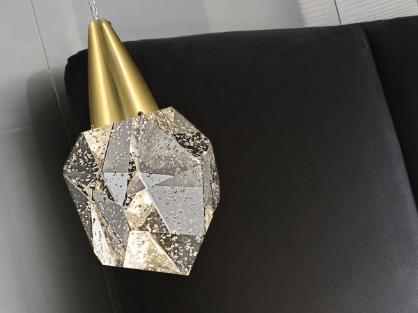 Подвесной светильник Aquaria 1L матовый золотой от интернет-магазина IDODOM.RU