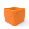 Кашпо Cubo 80 Orange
