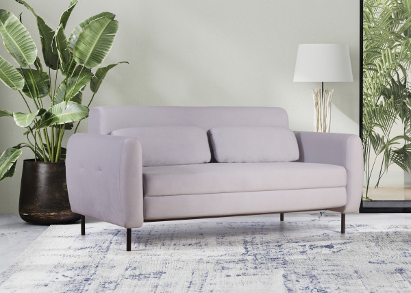 Siena диван-кровать прямой с подлокотниками, бархат 04 от интернет-магазина IDODOM.RU