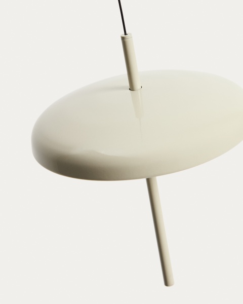 Портативный потолочный светильник Porte из светло-серого алюминия Ø 16 см от интернет-магазина IDODOM.RU