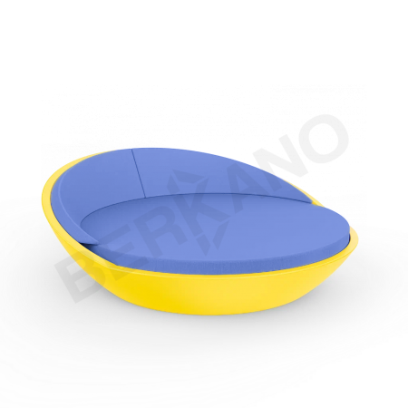 Шезлонг Riviera Yellow, Navy