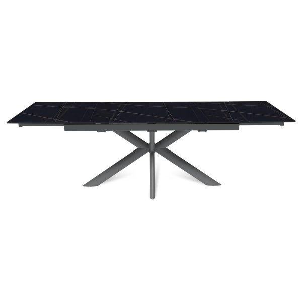 Стол раскладной Strong (160+40+40), керамика матовая Black Gold от интернет-магазина IDODOM.RU