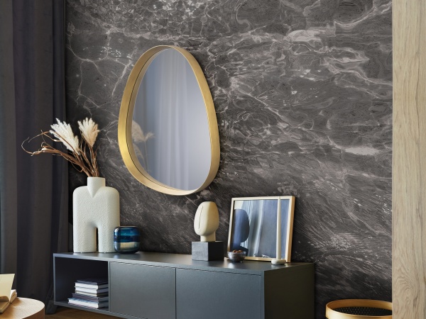 Julie Зеркало маленькое золотое от интернет-магазина IDODOM.RU