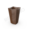 Кашпо Agava 100 DB Brown
