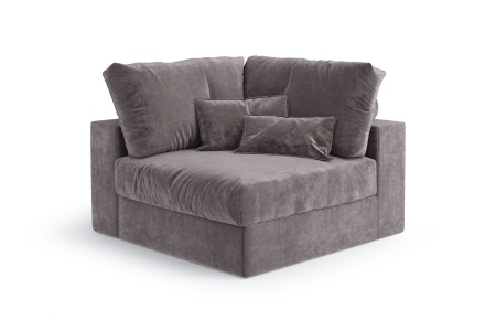 Модуль диван Элизиум угловой - Эконом микровелюр