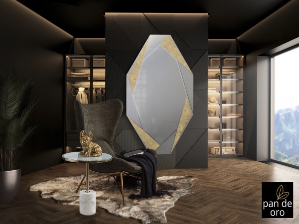 Зеркало Laverna большое золотое от интернет-магазина IDODOM.RU