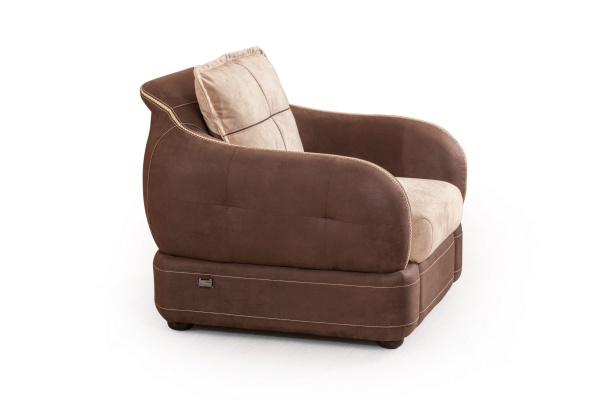 Napoli (Неаполь) кресло с ящиком, замша от интернет-магазина IDODOM.RU