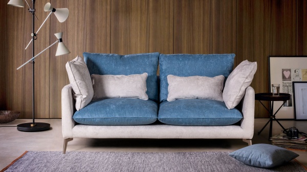 Brussels диван двухместный прямой, замша Breeze от интернет-магазина IDODOM.RU