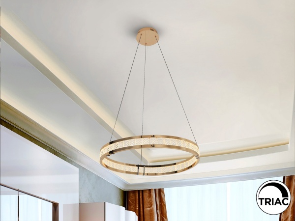 Lorian Люстра с 1 кольцом блестящее золото от интернет-магазина IDODOM.RU