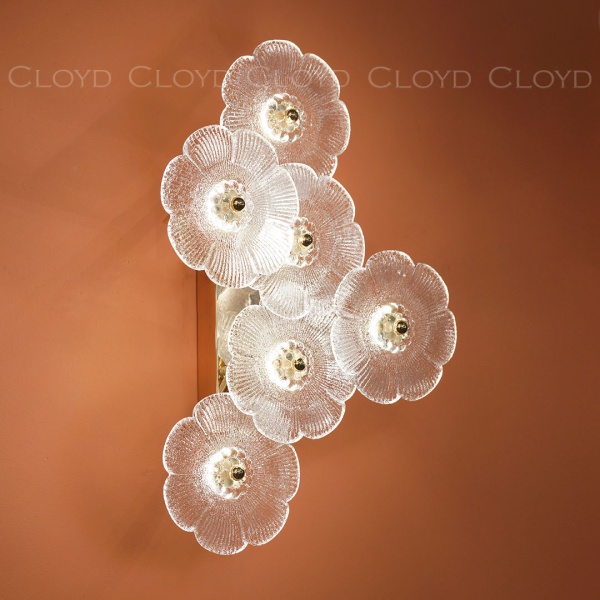 Бра Cloyd SHAMBALA-C W6 / выс. 48 см - золото (арт.20424) от интернет-магазина IDODOM.RU