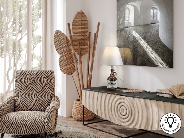 Настольная лампа Liquor Dessert Kit белый абажур от интернет-магазина IDODOM.RU