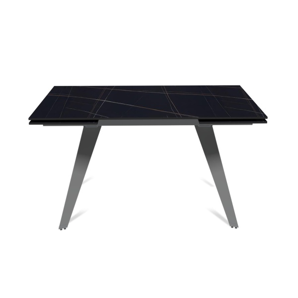 Стол раскладной Rhein (140+40+40), керамика матовая Blackgold от интернет-магазина IDODOM.RU