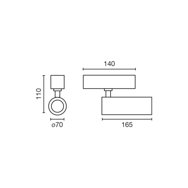 Потолочный светильник NESO HOLE-20W 2700K 36 GRADOS белый от интернет-магазина IDODOM.RU