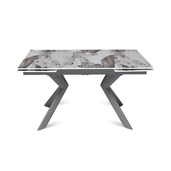 Стол раскладной Bridge (140+40+40), керамика глянцевая Pandora от интернет-магазина IDODOM.RU