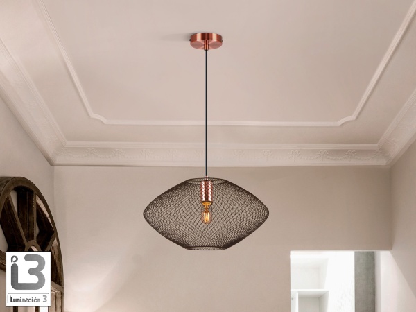 Melany Подвесной светильник 1L черный-медный от интернет-магазина IDODOM.RU