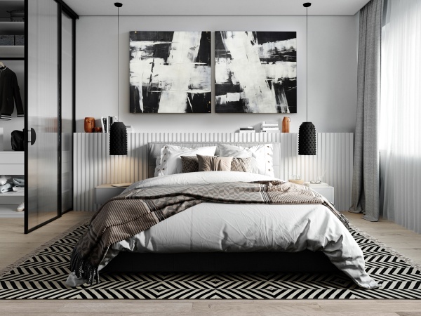 Картина Actos II выполненная акрилом 90X90 от интернет-магазина IDODOM.RU