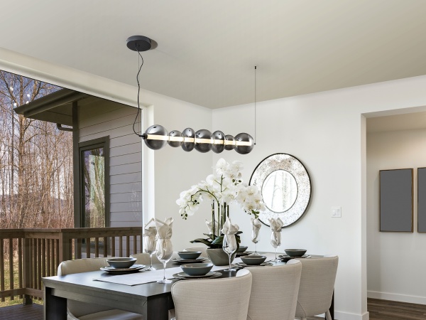 Gladis Люстра большая черно-дымчатый от интернет-магазина IDODOM.RU