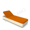 Шезлонг Grace Bone Brown, Orange
