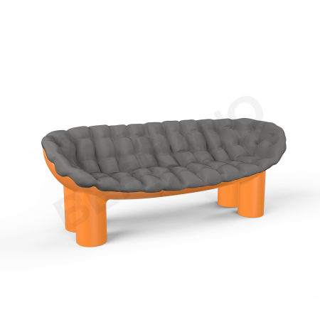 Диван SLON Orange, Graphite