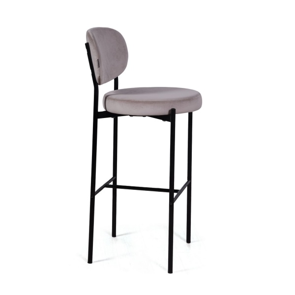 Стул барный Mason, бархат светло-серый 26 от интернет-магазина IDODOM.RU