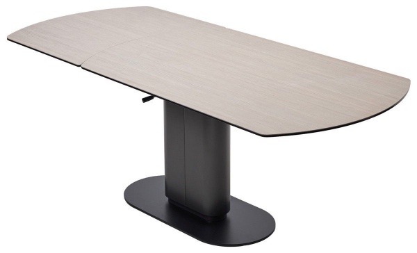 Стол обеденный Gerda (140+60) керамика матовая под дерево, поворотный механизм от интернет-магазина IDODOM.RU