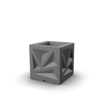 Кашпо Icelandic Cube DB Graphite