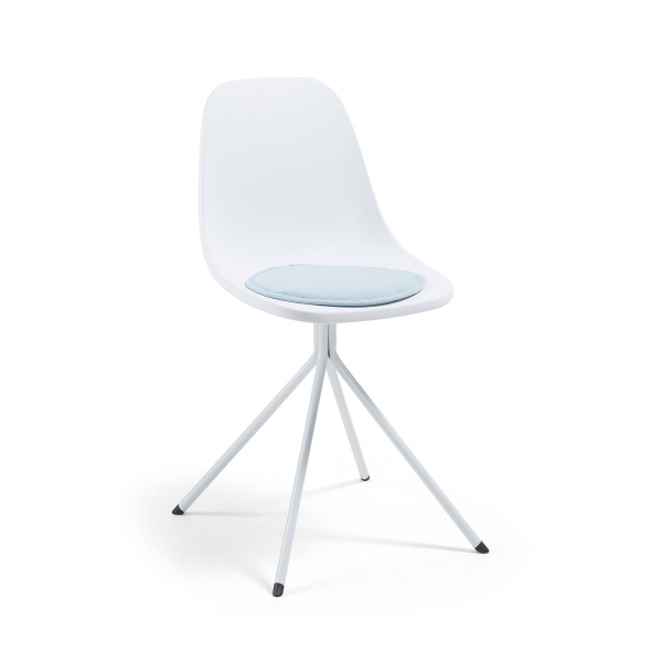 Подушка Stick круглая светло-голубая от интернет-магазина IDODOM.RU