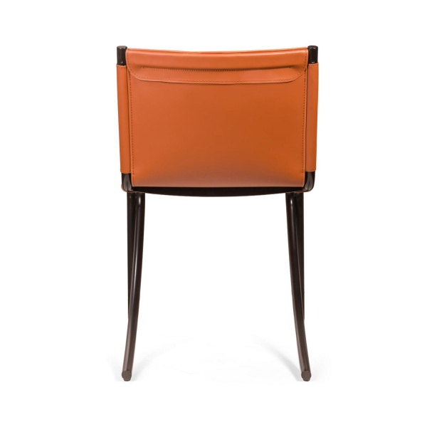 Стул Jot, кожа коричневый от интернет-магазина IDODOM.RU