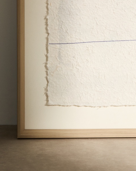 Durkan Абстрактная картина на переработанной бумаге белая 50 x 70 см от интернет-магазина IDODOM.RU