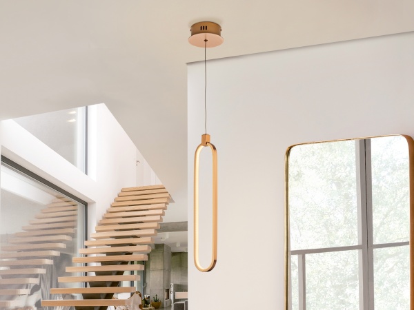 Подвесной светильник Colette 1L розовое золото от интернет-магазина IDODOM.RU