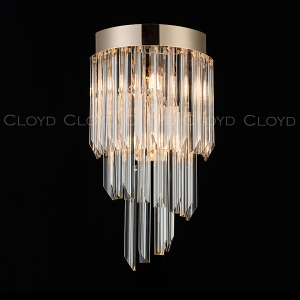 Бра Cloyd EVOLUTE-C W3 / выс. 52 см - золото (арт.20418) от интернет-магазина IDODOM.RU