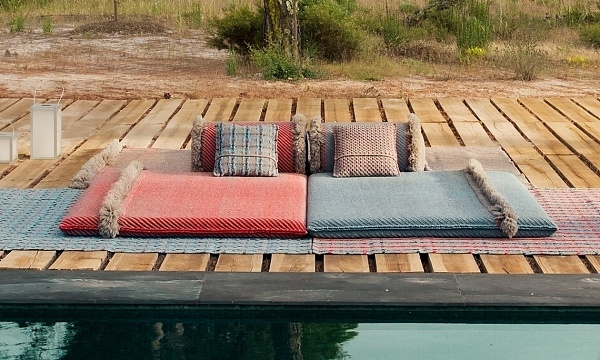 Подушка Diagonal GL almond-ivory 70x70 от интернет-магазина IDODOM.RU