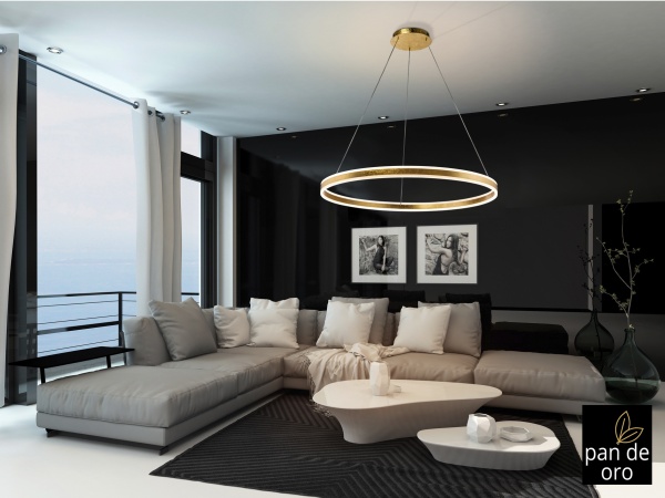 Подвесной светильник Helia 100Ø золотой от интернет-магазина IDODOM.RU