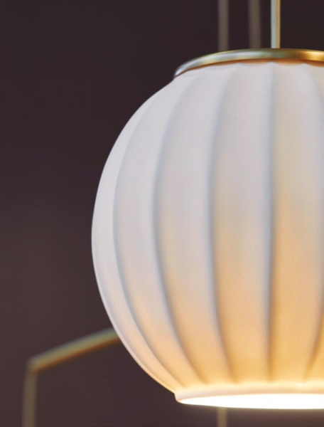 Подвесной светильник Mei A Ø 18 золотой от интернет-магазина IDODOM.RU