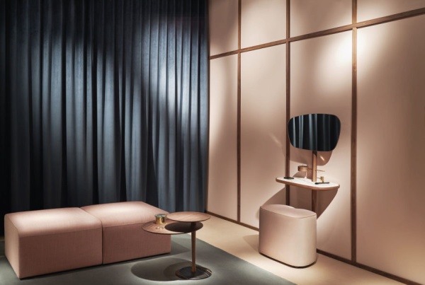 Пуфик Momentos кремовый бархат от интернет-магазина IDODOM.RU