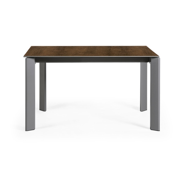 Стол Atta 140 (200) x90 антрацит, коричневый, керамика от интернет-магазина IDODOM.RU