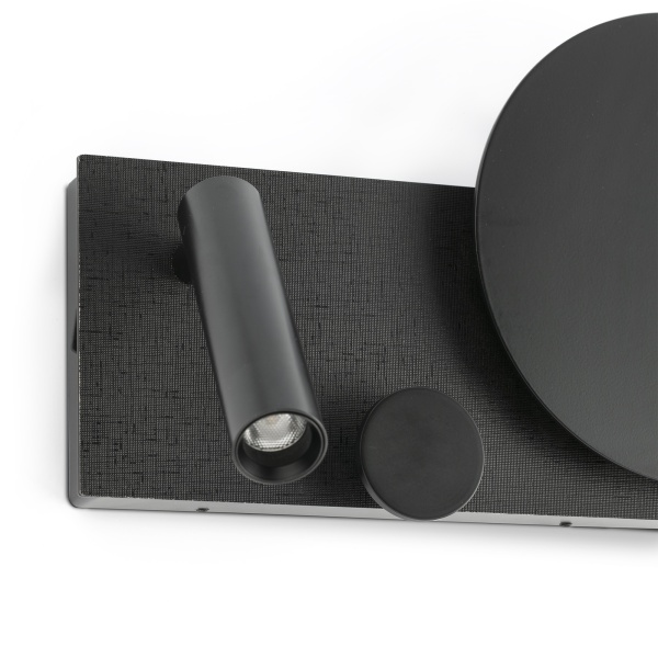 KLEE Бра с ридером справа LED10W черное 3W 2700K DIM от интернет-магазина IDODOM.RU