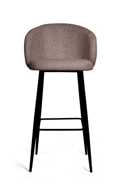 Стул полубарный Vito, букле коричневый / опора конус от интернет-магазина IDODOM.RU