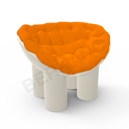 Кресло SLON Bone Brown, Orange